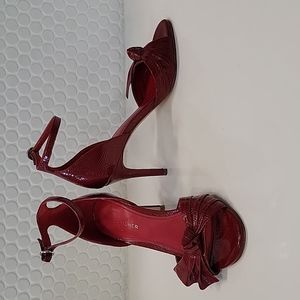 Marc Fisher red high heel, size 7